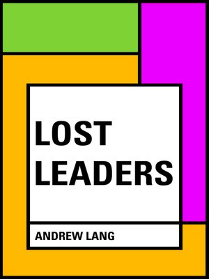 cover image of Lost Leaders